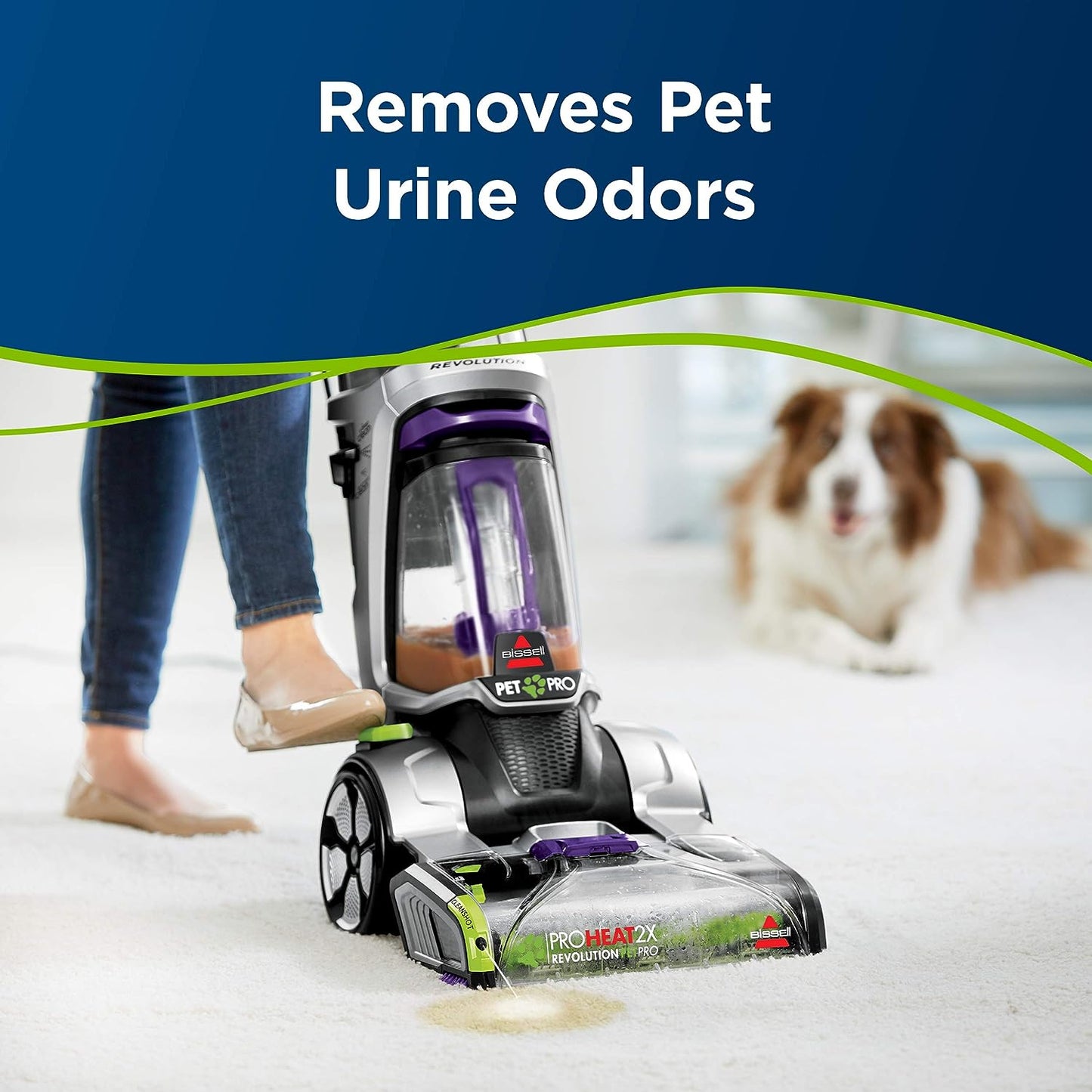 Bissell Professional Pet Urine Elimator with Oxy and Febreze Carpet Cleaner Shampoo 48 Ounce