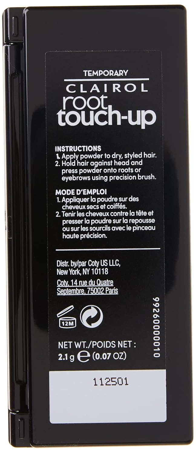Clairol Root Touch-Up Temporary Concealing Powder, Dark Brown Hair Color, 1 Count