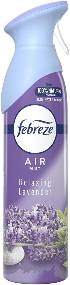 Febreze Air Freshener Spray, Linen & Sky, Odor Eliminator for Strong Odors, 8.8 Oz (2 Count)