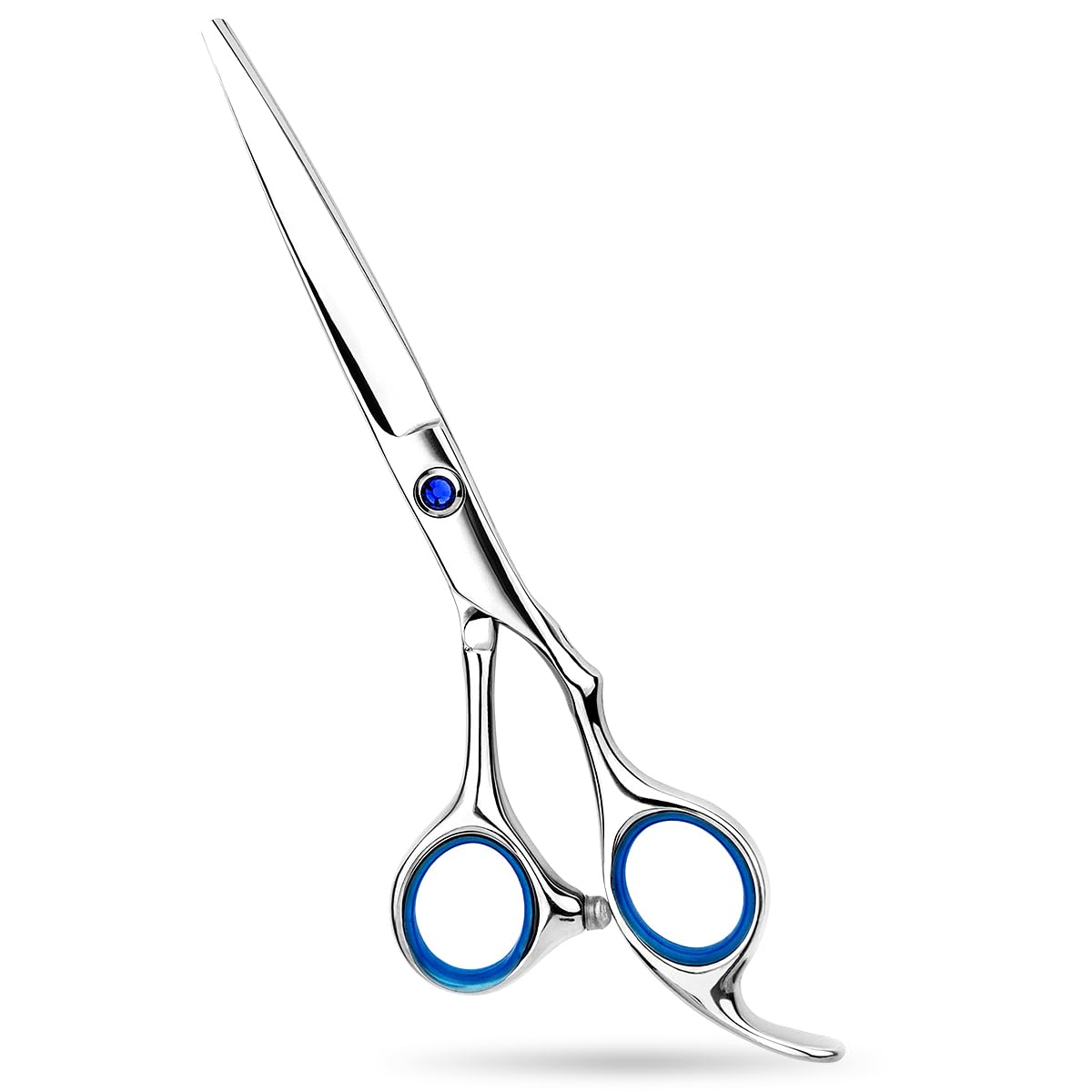 Hair Cutting Scissors Professional Home Haircutting Barber/Salon Thinning Shears Kit with Comb and Case for Men/Women (Silver)