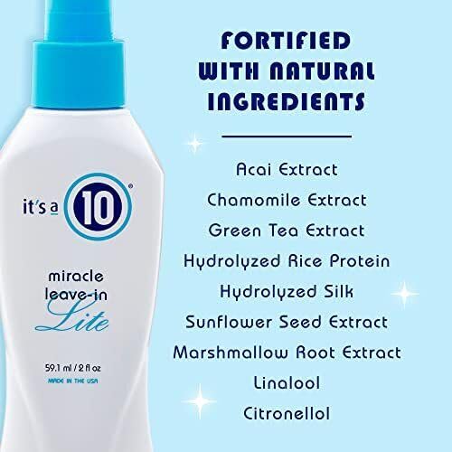 It's a 10 Haircare Miracle Leave-In Lite 4, fl. oz. (Pack of 1)