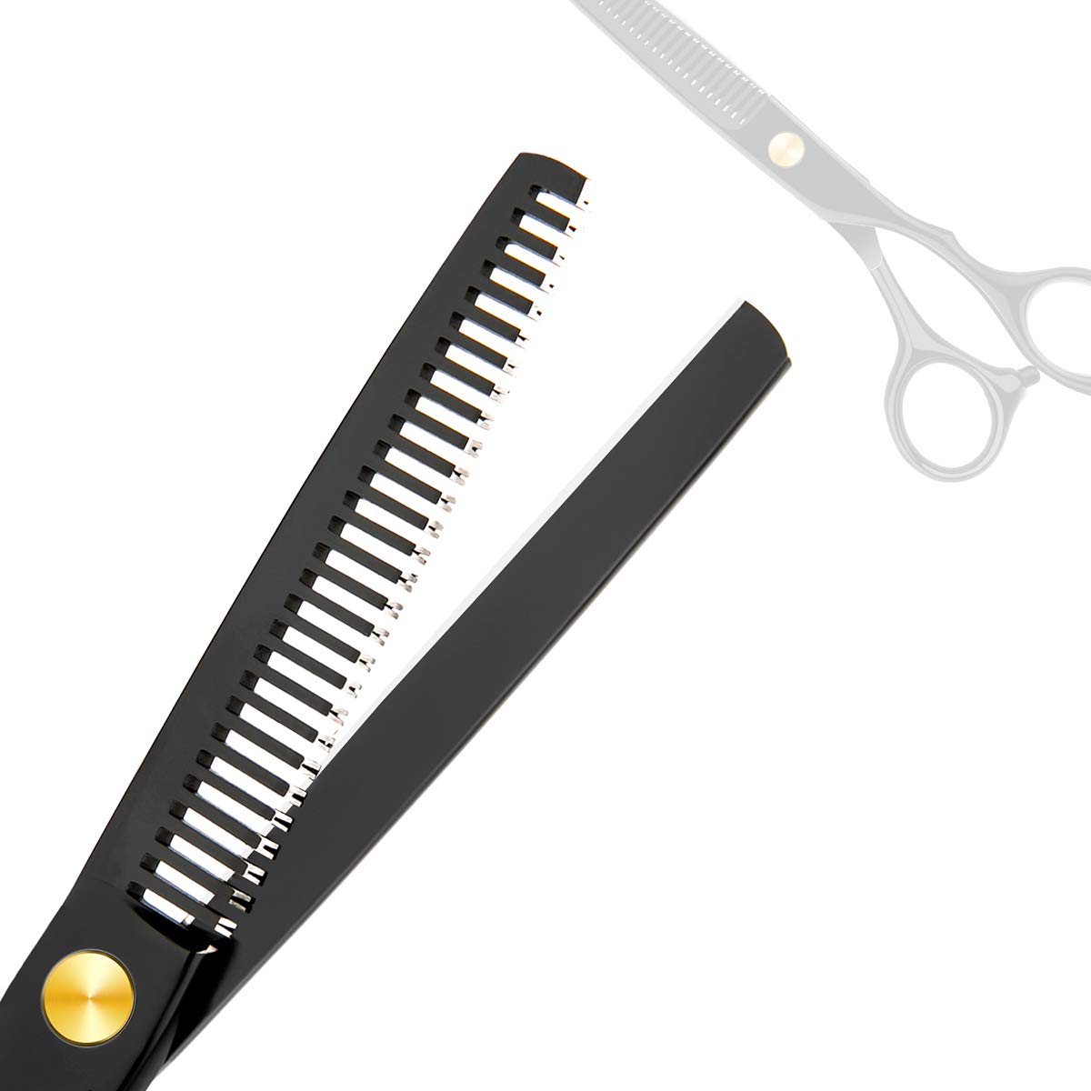 Hair Cutting Scissors Professional Home Haircutting Barber/Salon Thinning Shears Kit with Comb and Case for Men/Women (Silver)