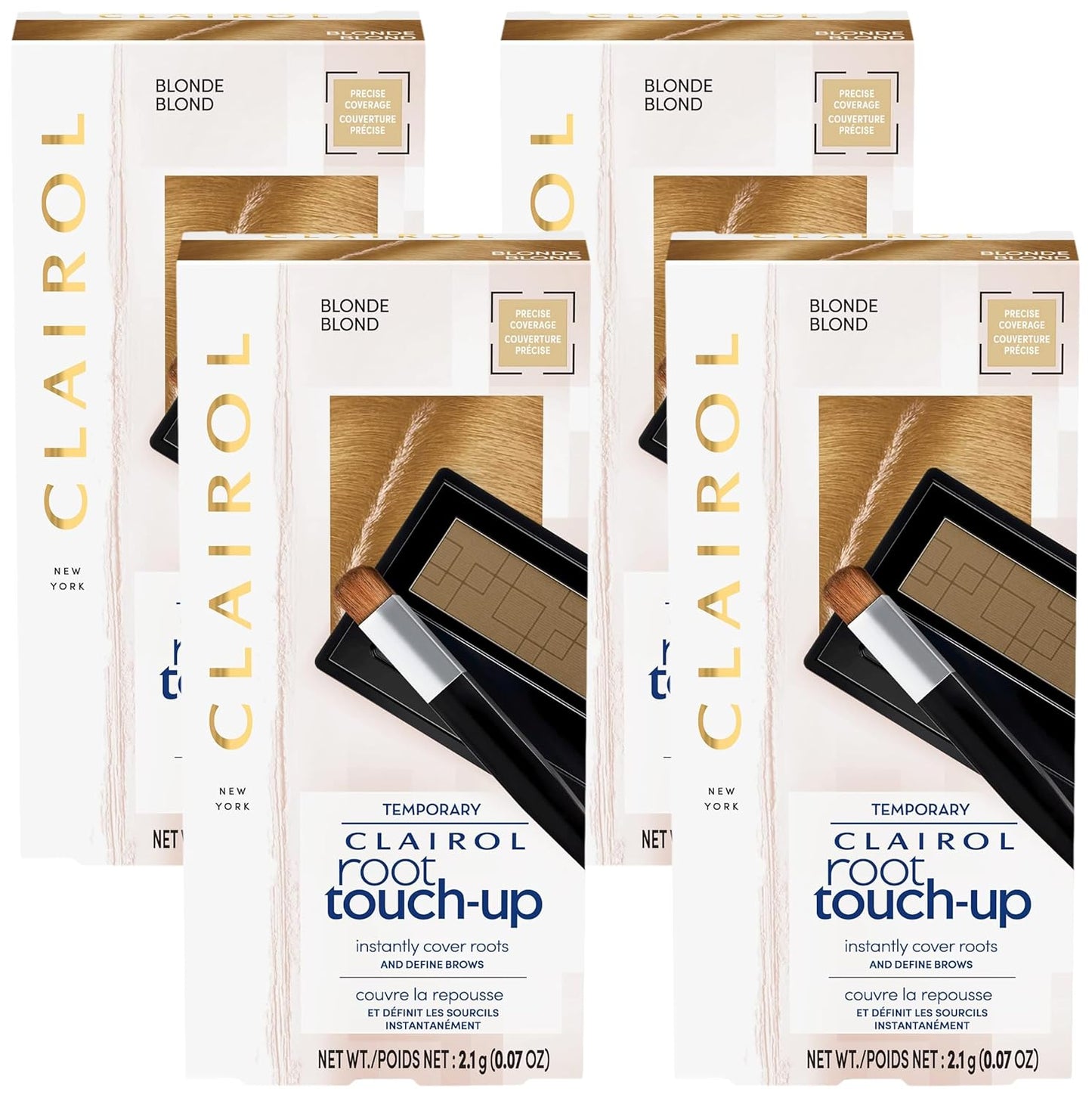 Clairol Root Touch-Up Temporary Concealing Powder, Dark Brown Hair Color, 1 Count