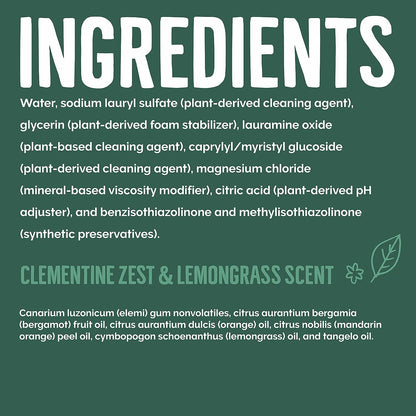 Seventh Generation Dish Soap Liquid, Fragrance Free, 19 oz, Pack of 6