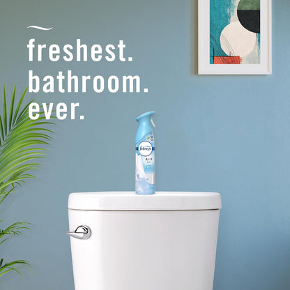 Febreze Air Freshener Spray, Linen & Sky, Odor Eliminator for Strong Odors, 8.8 Oz (2 Count)