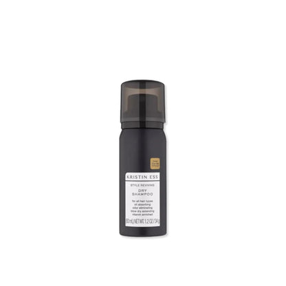 Kristin Ess Style Reviving Vitamin C Dry Shampoo Spray for Oily Hair - Oil Absorbing Light Powder Spray - Shine Enhancing + Hydrating Refresher - Pear Sandalwood Fragrance - Sulfate Free + Color Safe