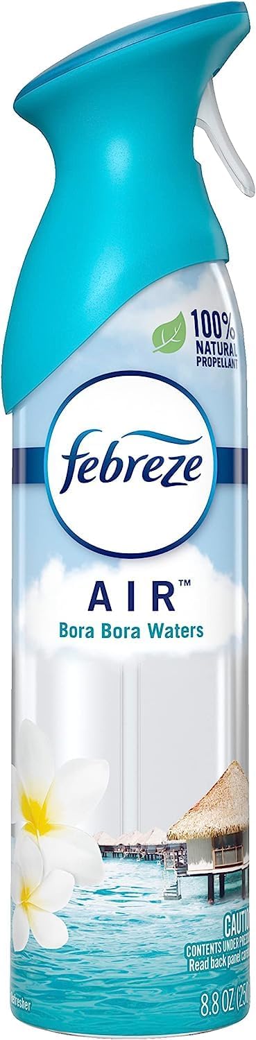 Febreze Air Freshener Spray, Linen & Sky, Odor Eliminator for Strong Odors, 8.8 Oz (2 Count)