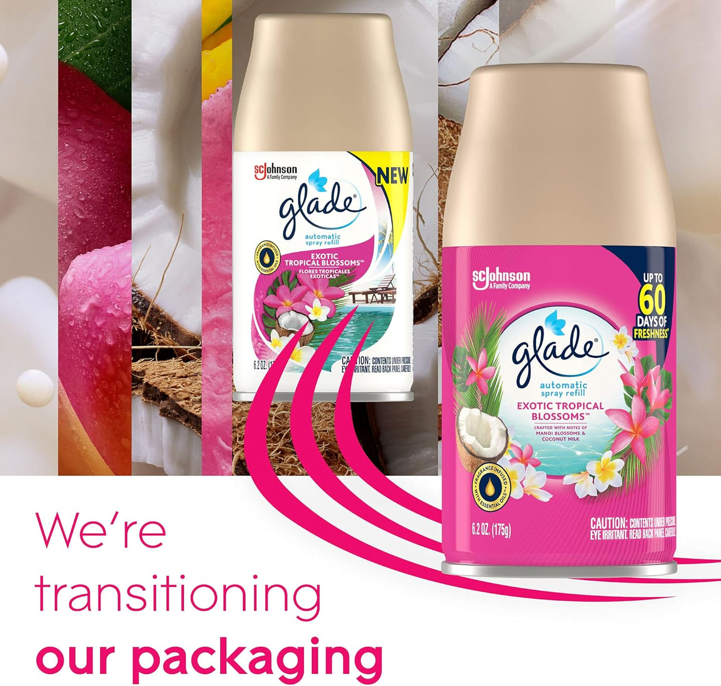Glade Automatic Spray Refill and Holder Kit, Air Freshener for Home and Bathroom, Clean Linen, 6.2 Oz, 2 Count