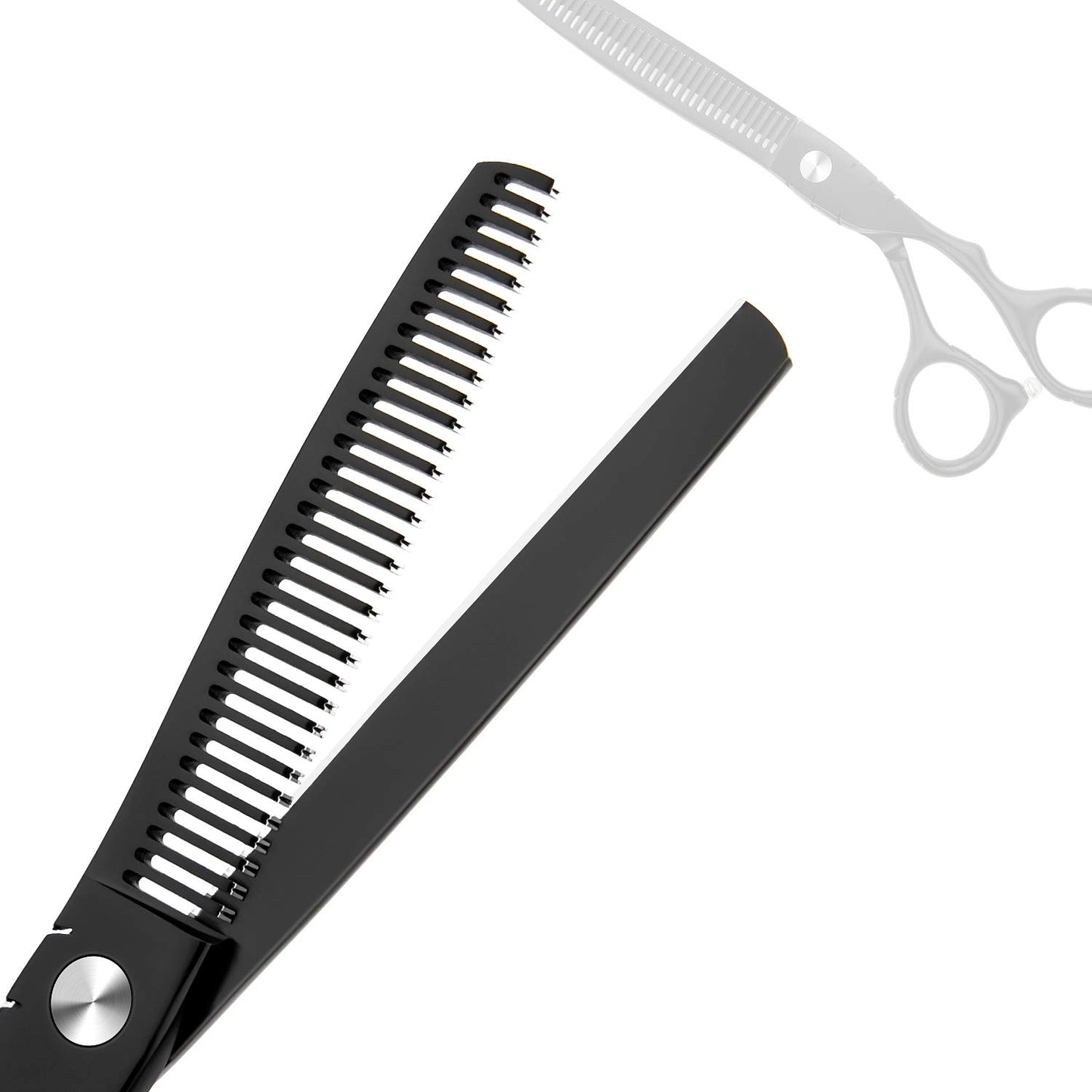 Hair Cutting Scissors Professional Home Haircutting Barber/Salon Thinning Shears Kit with Comb and Case for Men/Women (Silver)
